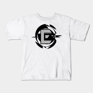 Futuristic Modern Letter E Kids T-Shirt